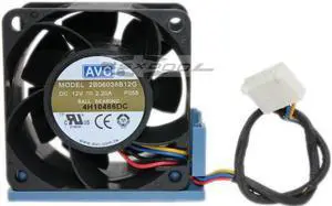 60mm 6038 DC12V 2.20A 4 Wires For HP DL180 G6 G7 519199-001 530748-001 P4300 G2 AVC 2B06038B12G P005 with Blue Bracket Server Cooling Fan