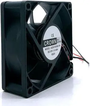 70mm 7cm Cooling Fan AGE07025B12H New for CROWN 7025 DC 12V 70X70X25mm Dual Ball Bearing 0.40A 4900RPM Cooler