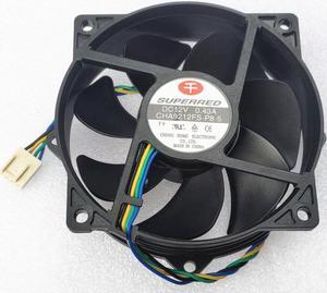 CHA9212FS-P8-5 DC 12V 0.43A 9025 9cm Fan Hydraulic 4-wire Speed Regulation Circular CPU Cooler Fans
