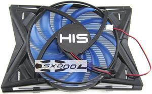 For HIS HD4850/HD5550/HD5570 HD5750/6750/7770/H675F graphics card cooler cooling fan heatsick & fan, Hole 53mm x 53mm / 43mm x 43mm