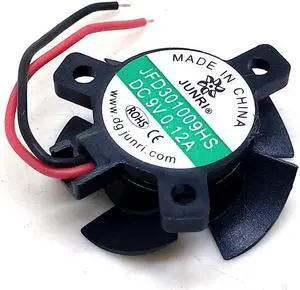 3cm 3010 bracket graphics card fan JFD301009HS DC 9V car LED headlight silent cooling fan, diameter 26mm hole pitch 19mm, 6000RPM