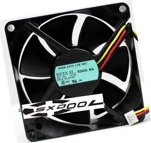 D08X-24TU NIDEC 24V 0.13A 8CM 8025 inverter, copier cooling fan