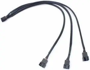 4pin IDE to 3-Port 4Pin Cooling Fan Splitter Power Cable PC Computer Case Fan Connect Wire Splitter Hot Sale,30cm