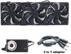 12cm 120mm High Speed Large Air Flow 110V 220V BTC LTC Mining Machine Workstation Cabinet Graphics Card Rack Cooler Cooling Fan