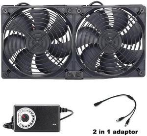 12cm 120mm High Speed Large Air Flow 110V 220V BTC LTC Mining Machine Workstation Cabinet Graphics Card Rack Cooler Cooling Fan