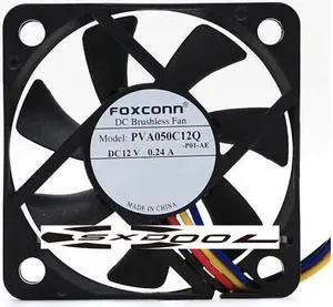 FOXCONN PVA050C12Q 5cm 5010 50mm fan 50x50x10mm 12V 0.24A Hydraulic bearing 4-wire PWM high volume air cooling fan