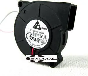 BFB0512HB DELTA Delefan blower fan DC12V 0.24A 5cm 5015 2-wire 5-pin cooler For Stage lighting Humidifier Special fan