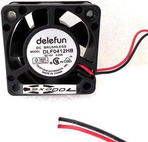 Delefun DLF0412LB 4020 12V 4CM for Switch Inverter Accessories Cooling Fan Mute Fan Hydraulic