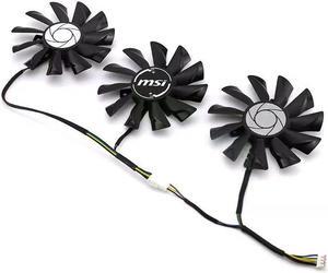 For MSI GTX1080ti 1080 1070ti 1070 1060 980ti Dark Dragon Graphics Fan PLD09210S12HH DC12V 0.40A 4-wire cooler (3PCS/Lot)