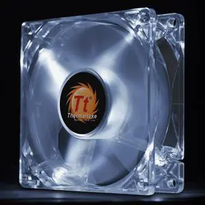 Tt desktop computer host CPU cooling fan Pure 8cm white light fan mute air volume mute energy saving TT-8025 A8025M12S DC12V 0.14A