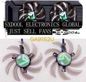 For Palit MAXSUN GTX1060 1070 Big Mac 3G 6G 8G Meijer 1063 graphics fan GA91S2U cooler