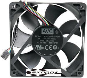 New original AVC DATA1225B2GPS44 12V 1.02A 12CM 12025 4-wire inverter equipment fan X176F