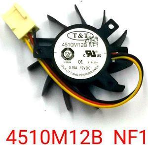 T&T APISTEK 4510M12B NF1 12V 0.15 A EPIA-N800 motherboard fan dual ball graphics card fan