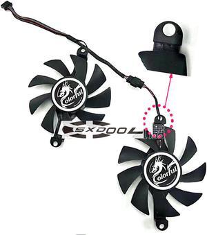 For Colorful P106-100 GTX1060 960 950 Netchi Edition graphics card radiator Gray