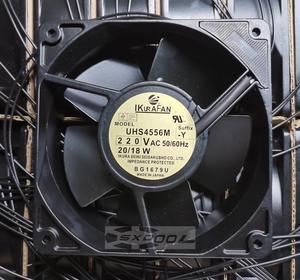 Original IKURAFAN UHS4556M AC220V 18/20W 12cm 12038 120*120*38 all metal high temperature resistant high air volume silent industrial fan,