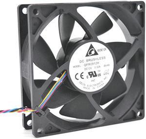 New Delta QFR0912H DC 12V for AMD FX8350PWM CPU fan 9cm 9025 9225 double ball case cooler