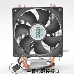 New dual copper tube temperature control mute cpu fan for AMD AMD FM2 AM2 AM3 AM4 Intel 775 1150 1200 multi-platform CPU cooler