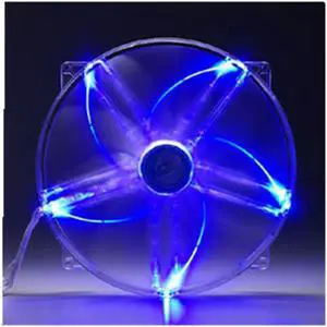 220mm case fan 22030 size 22cm large air volume mute blue light case fan 12V 0.3A system cooling exhaust 22cm*30cm