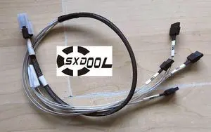 For DELL server with MINI SAS to 4 SATA data cable 697M0