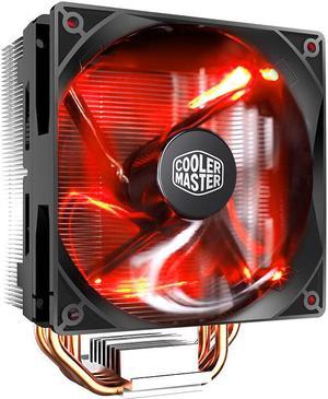 For Cooler Master Blizzard T400i - CPU Cooler with XtraFlo 120 "Fire Red" LED PWM Fan & 4 Direct Contact Heatpipes- Intel Socket LGA 2066/2011-v3/2011/1156/1155/1151/1150/1366/775