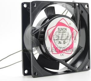 9cm fan case cooler NEW Sunon SF9225AT 2092HSL 2 wire  92*92*25 mm  90mm  AC 220V server inverter cooling fan