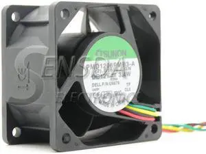 Sunon Fan PMD1206PMB3-A  (Dell OU8679) 60x60x38mm P/N : 0U8679 U8679 DC 12V 3.4W 60x60x38mm 4Wire For Optiplex SX280 GX620 745 755 USFF dedicated case fan computer cooler