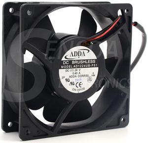 ADDA AD1224UB-F51 12cm inverter fan 12038 DC 24V 0.40A 120*120*38 mm axial fan server inverter cooling fan case square cooler