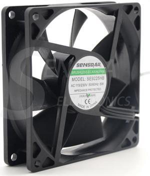 ec centrifugal fan motor 92*92*25 mm 92mm 9.2cm double voltage 115V 230V axial 6W 2800RPM 55.2CFM high speed case cooling fan