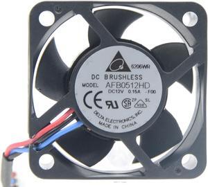 Original Delta AFB0512HD 3620504411 DC 12V 0.15A 5CM 50mm 2-pin 2 wire cooling fans