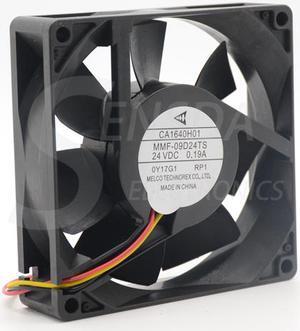 New original Melco CA1640H01 MMF-09D24TS RP1 9225 9025 9cm DC 24V 0.19A For Mitsubishi A740 F740 cooling fan PLC ABB cooler