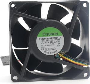 SUNON PMD1208PMB1-A 8038 80mm 8cm DC 12V 9.1W Server Square 4-wire pwm fan case cooling fan heatsink