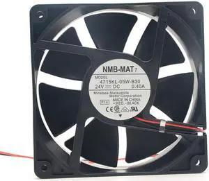 NMB-MAT7 4715KL-05W-B30 12cm 12038 24V 0.4A 3300RPM 120CFM ball bearing cooling fan