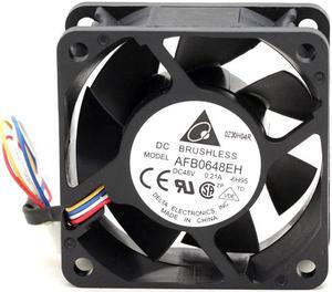 6cm AFB0648EH -6H95 60mm 6025 4wire Delta DC 48V 0.21A axial cooling fan PWM inverter case cooler