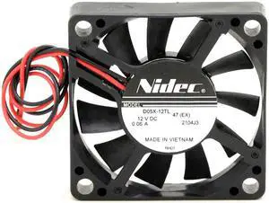 Original D05X-12TL 12V 0.06A 5010 5CM 5 ultra-quiet cooling fan for NIDEC case cooler