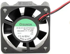 5cm Original Sunon KD2405PHS2 5015 DC 24V 1.9W two-wire cooling fan 50*50*15mm case cooler