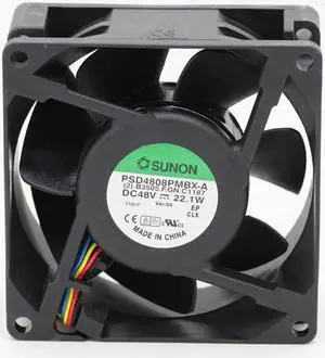 SUNON PSD4808PMBX-A 80*80*38MM 8038 8cm DC 48V 22.1W Server Square inverter axial cooling Fans  case cooler
