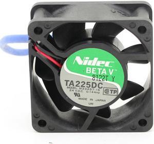 NIDEC TA225DC M33497-16 6025 60mm 6cm DC 24V 0.14A server inverter axial cooling NIDEC TA225DC M33497-16 6025 60mm 6cm DC 24V 0.14A server inverter axial cooling fan