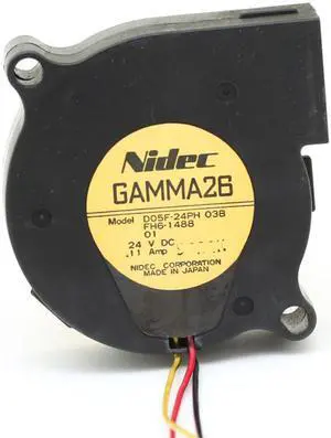 new and original 50*50*15mm D05F-24PH 5015 5CM 24V 0.11A projector cooling fan for nidec