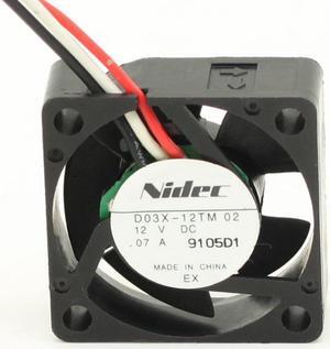 New original Nidec D03X-12TM 02 3010 3cm 30mm DC12V 0.07A ultra-quiet fan STB wind notebook cooling fan