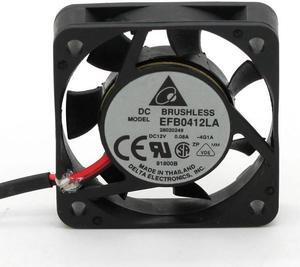 Original EFB0412LA 4cm best silent quiet 40mm fan 4010 Delta DC 12V 0.08A cpu computer inverter cooling fan axial cooler 40*10mm
