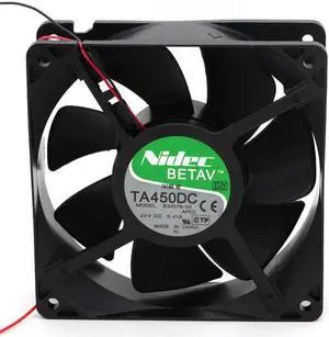 NIDEC TA450DC B34978-55 12038 12cm 120mm 24V 0.41A Server Inverter axial fan 1901 case cooler cpu fan 120*38mm