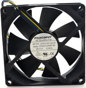 Foxconn PV902512PSPF  DC12V 0.4A 9cm 92mm x 25mm 4-pin HP/DELL/Lenovo server fan PWM chassis CPU cooling fan