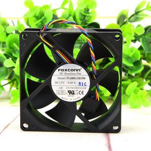 NEW  Foxconn PVA080G12H -P00 DC12V 0.60A 8CM  8025 4-wire 80*80*25mm square cooler  dell OptiPlex790 CPU cooling fan