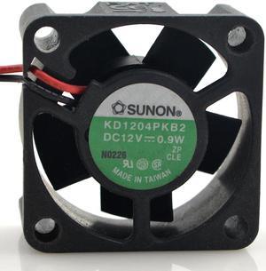 SUNON KD1204PKB2  DC12V 0.9W 4cm switches silent fan cooling devices 40*40*20MM 2-wire