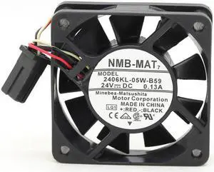Fanuc fan NMB-MAT 2406KL-05W-B59 6015 6cm 18.3CFM 24V 0.13A cooling A90L-0001-0511cooling fan case cooler