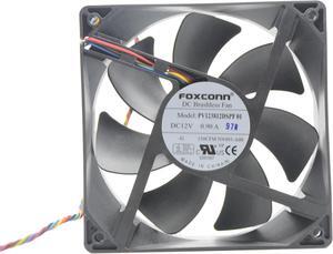 Foxconn 12CM Case Cooler Foxconn 120MM DC 12V 0.90A 4 Wired Cooling Fan (PV123812DSPF 01)