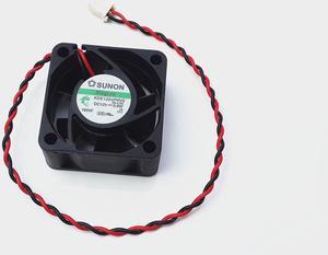 NEW original SUNON KDE1204PKV2 4020 40mm x 20mm  DC12V 0.6W 2Pin Magnetic suspension bearing fan silent cooler