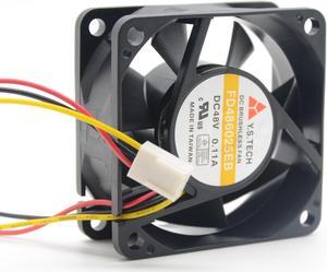Y.S.TECH FD486025EB 6CM 6025 48V 0.11A Dual ball bearing cooling fan 3-PIN