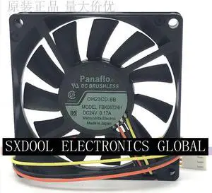 Original panaflo FBK08T24H 24V 0.17A 8CM 8015  Alarm lathe with detection FANUC system fan