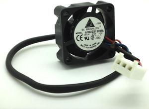 Original AFB02512HHA 25mm 2510 Server Square Fan DC 12V 0.12A 25x25x10mm 3-Pin mini cooling fan notebook cpu cooler for delta